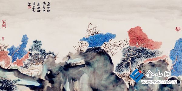 梦中桃园   34&times;68cm 2016年