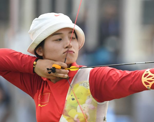镇江女孩张心妍——中国首位亚运女子射箭个人赛夺金人
