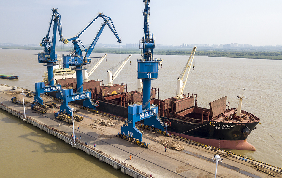 【航拍镇江】——镇江新民洲港