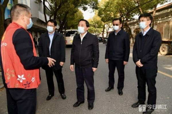 馬明龍赴揚中檢查疫情防控工作2