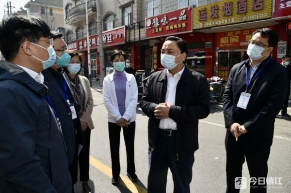 馬明龍赴揚(yáng)中檢查疫情防控工作1