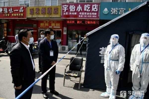 馬明龍赴揚(yáng)中檢查疫情防控工作2