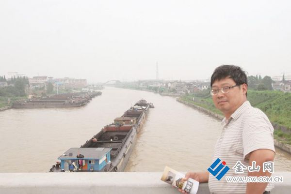 馬阿林在辛豐大運河公路橋上