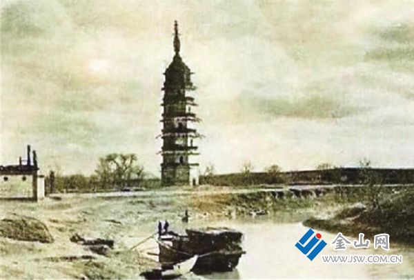 舊時寶塔灣畔萬善塔