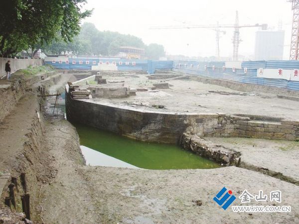 中華路明清水利設(shè)施考古工地