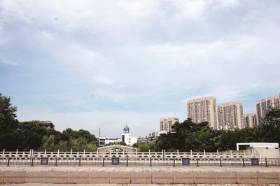 遠(yuǎn)眺中華路小學(xué) 圖：楊萬龍 攝