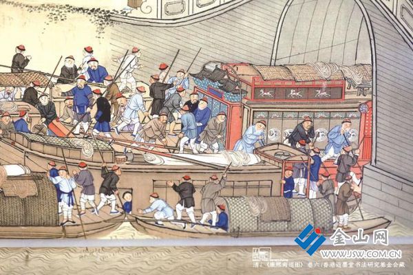 《康熙南巡圖》局部