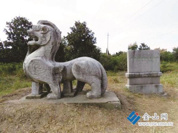 三城巷陵墓群的梁武帝蕭衍修陵石刻