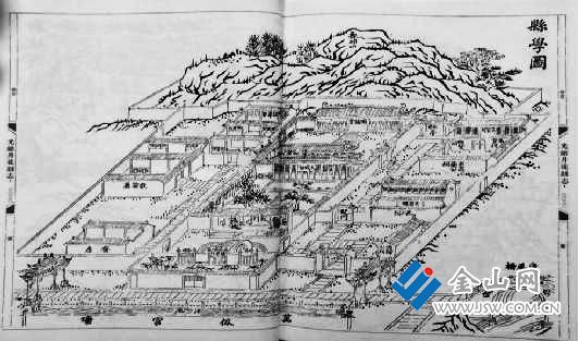 丹徒縣學(xué)“萬仞宮墻”石刻 (資料圖片)