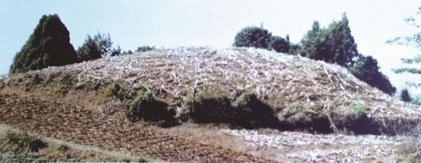 劉皇墓近景（西北向東南）