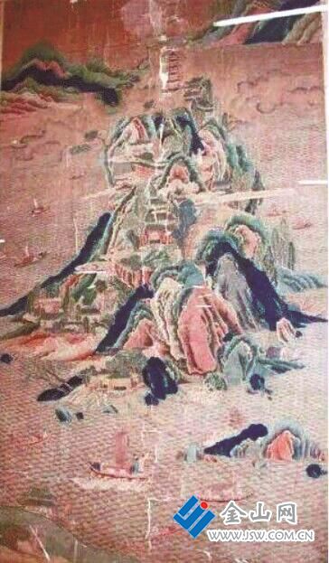 唐寅《金山勝跡圖》