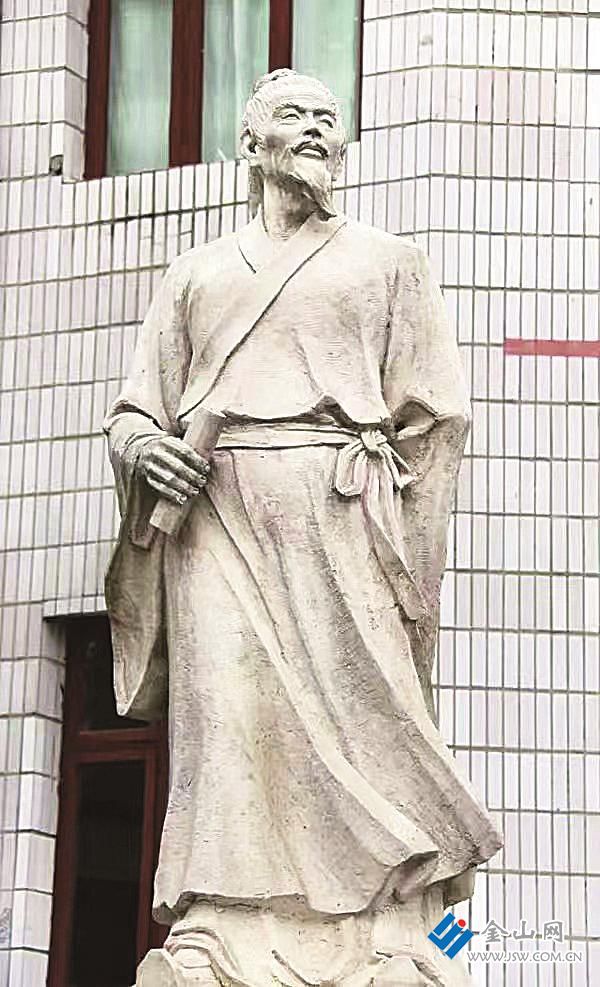 錢邦芑塑像 圖:朱昌勤 提供