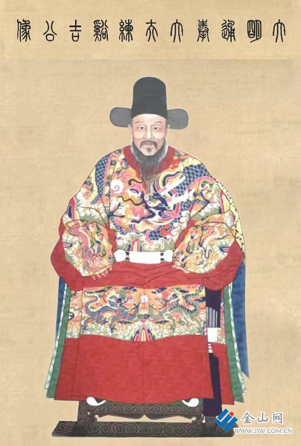 大明通奉大夫練溪公像 圖：盧政 提供