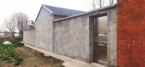 高橋鎮(zhèn)人工打夯地基上的房子 圖：孫建遠(yuǎn) 提供