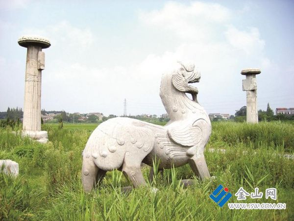 梁文帝建陵神道石刻