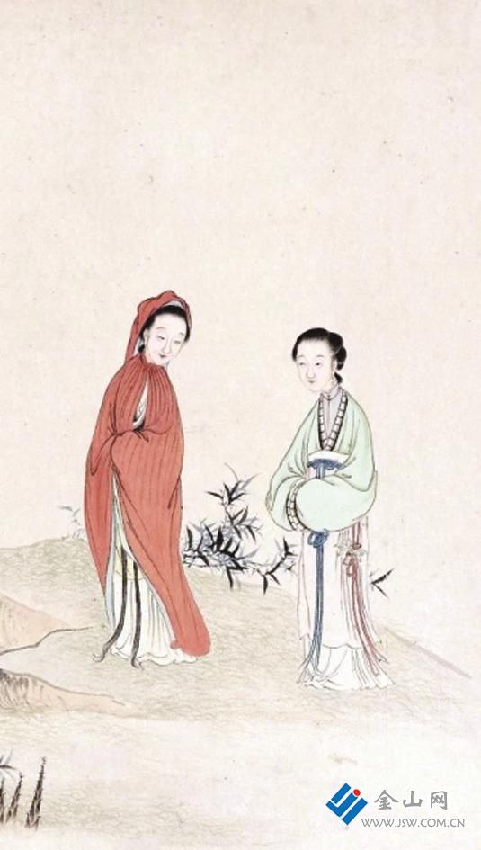 駱綺蘭像（紅衣）