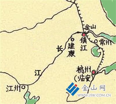 高宗依托鎮(zhèn)江建都臨安