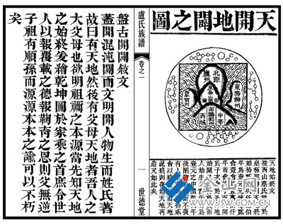 《延令盧氏族譜》首頁