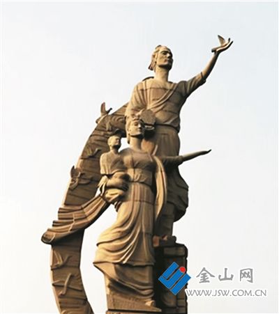 丹陽董永七仙女雕塑