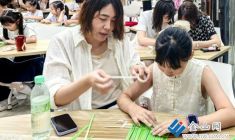 親子DIY夏日蒲扇 共享清涼時光