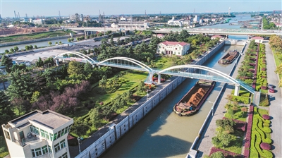 諫壁船閘 資料圖片