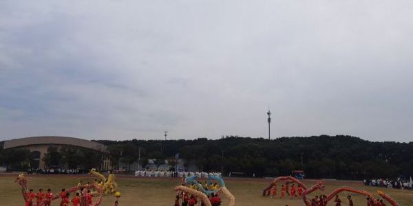 特色舞龍表演 為校運會增色