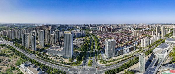 揚中高新區(qū)（三茅街道）俯瞰圖。 宦榮 攝