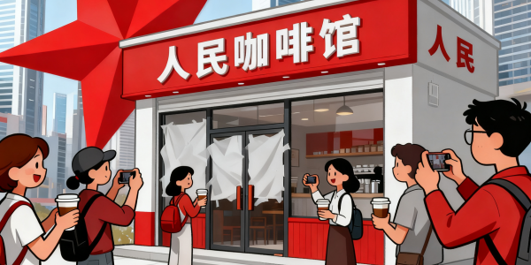 “人民咖啡館”遭批評(píng)，“紅色元素”該怎么用？