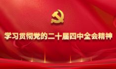 學習貫徹黨的二十屆四中全會精神
