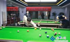 市職工臺球大賽激情開賽