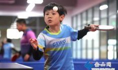 市少兒乒乓球冠軍賽開賽