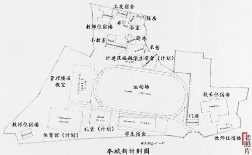 圖8&emsp;1924年潤州中學新計劃圖