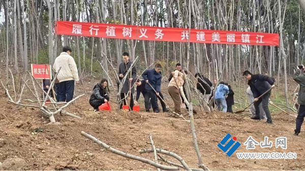 義務(wù)植樹活動(dòng)現(xiàn)場。 楊紫婷 攝