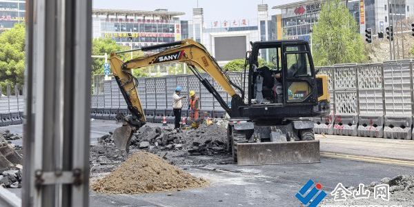 大市口交叉口消危整改工程第四象限施工全面展開